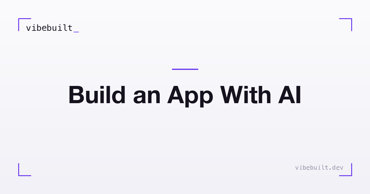 How to Build an App With AI (Idea to Deployed)